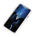 Wholesale iPhone Xs Max Chrome Metallic Transparent Case (Clear)